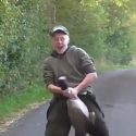 Sickening video shows Atherstone Hunt steward simulating sex with dead goose
