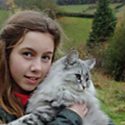 Pet cat ran for its life as hounds gave chase