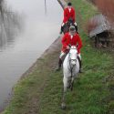 Cheshire Forest Hunt riders fall into canal