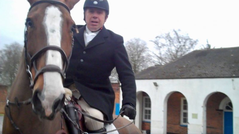 Angry Leeds East Airport huntsman lashes out with his whip