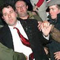 MP pelted by pro-hunt protestors