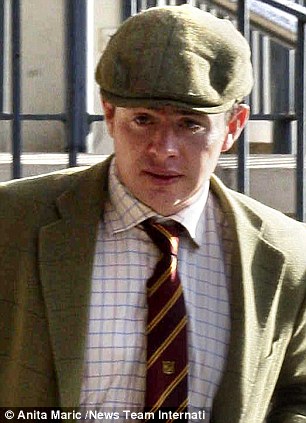 David Lee Peters, 33, pictured at court yesterday, is the hunt master of the Ross Harriers hunt