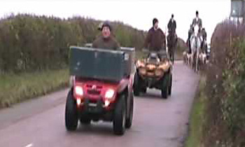 Isle of Wight huntsmen deny hunting with dogs