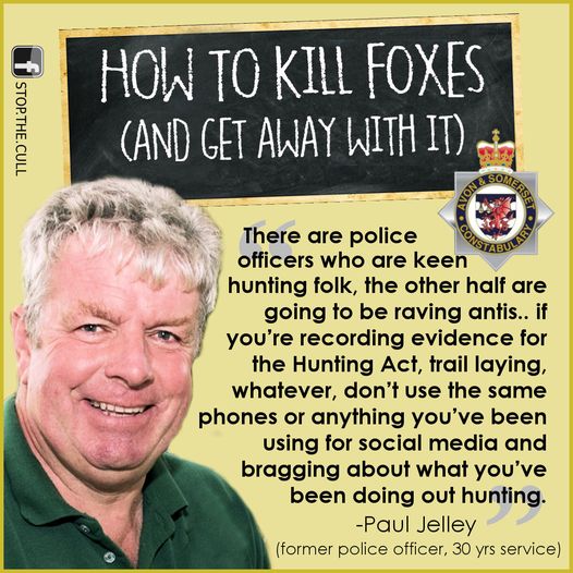 Paul Jelley Hunt Master ex Police Officier