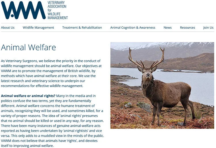 Veterinary Association Wildlife Management, Vets for Hunting